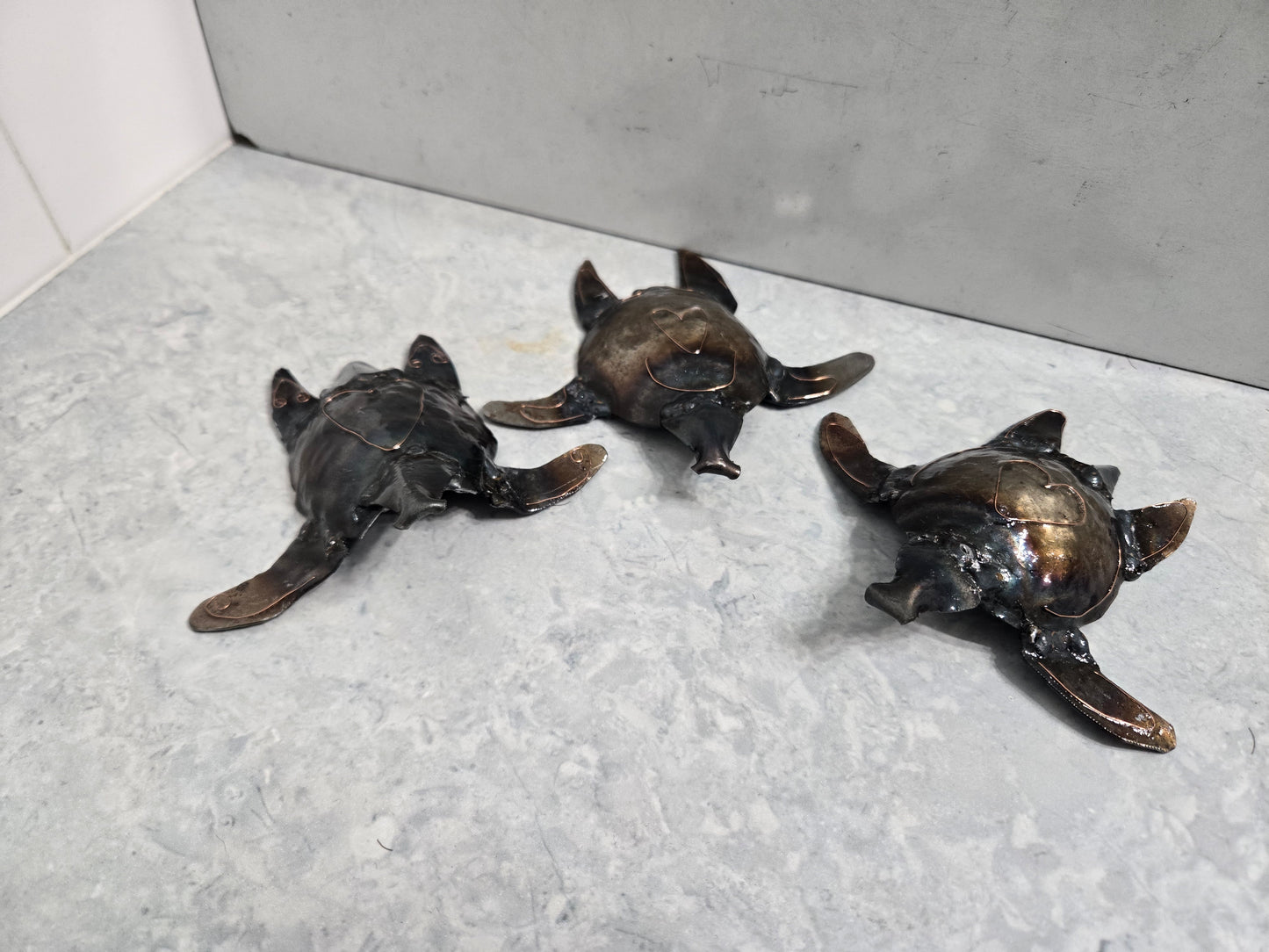 Metal turtle bottle opener