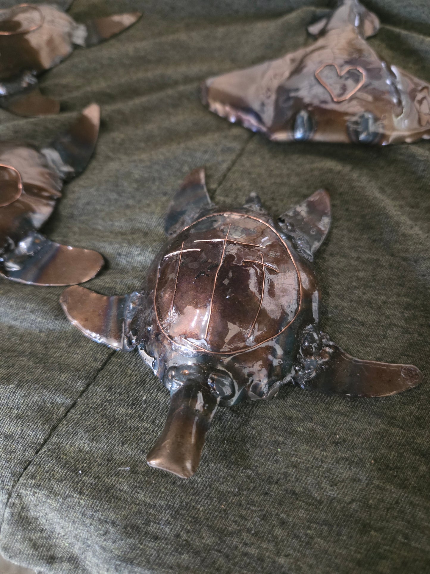 Metal turtle bottle opener