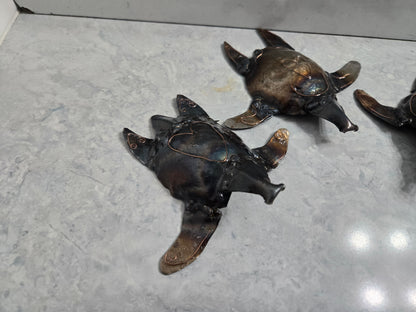 Metal turtle bottle opener