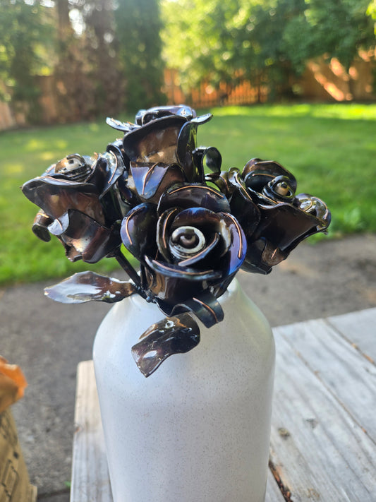 Spark Plug Rose(copper inlay)