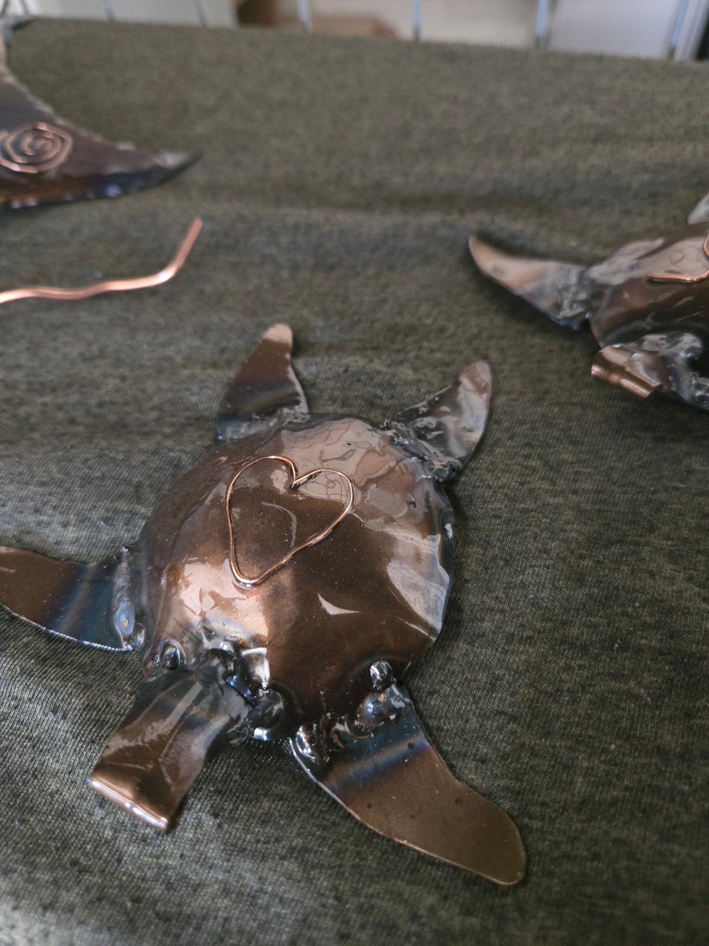 Metal turtle bottle opener