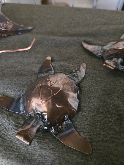 Metal turtle bottle opener